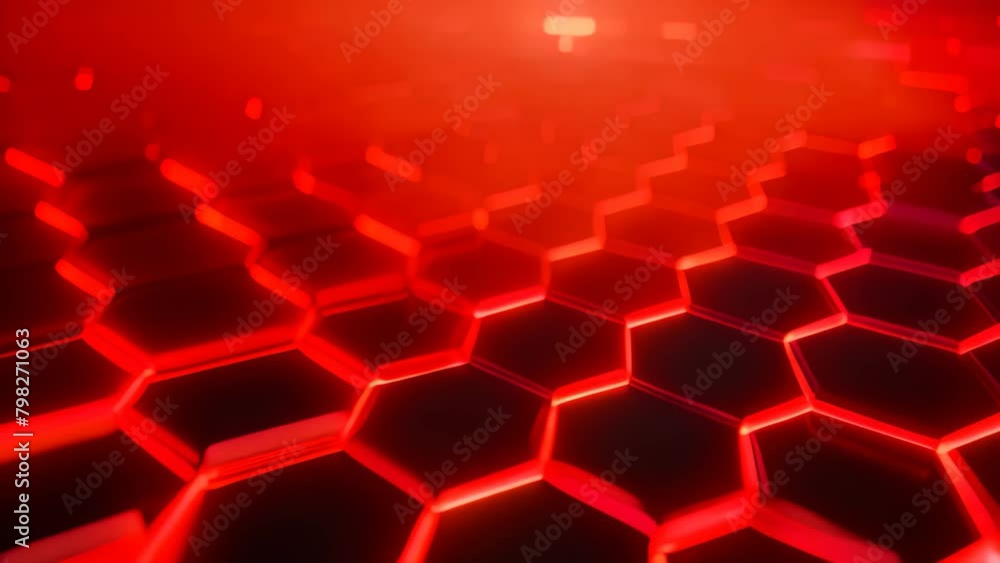 Black and orange hexagon background. 3d rendering, 3d illustration, Futuristic, high-tech dark background with a triangular block structure Black and orange hexagon background. 3d rendering, 3d illustration, Futuristic, high-tech dark background with a triangular block structure