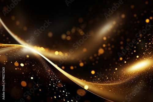 Golden sparkle light backgrounds abstract.
