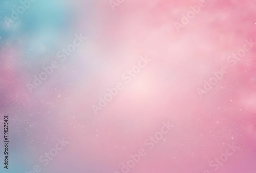 pastel pink, blue, white abstract background, template, empty space, grainy noise, grungy texture wallpaper, gradient rough pink and blue background with small white dots, stars, shining light