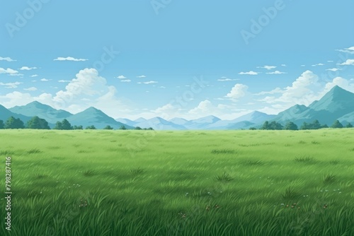 Grassland grassland landscape backgrounds. photo