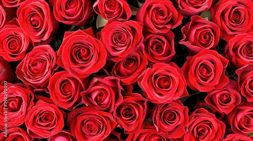 Background of red roses. Top view. Valentines day background. Background of red roses. Top view. Valentines day background.