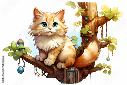 cat and tree
Generative AI