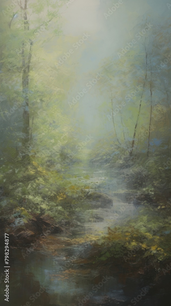 Spring forest outdoors woodland.