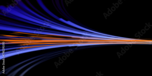 purple and orange speed abstract technology background