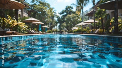 swimming pool in the resort