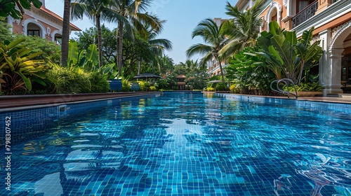 swimming pool in the resort