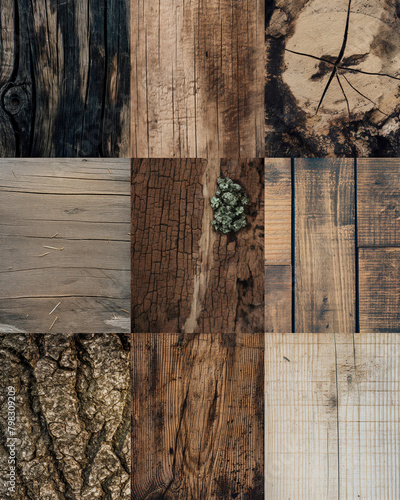 Textures et essences de bois