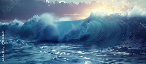 Harnessing the Power of the Ocean A D Rendered Wave Energy Converter photo