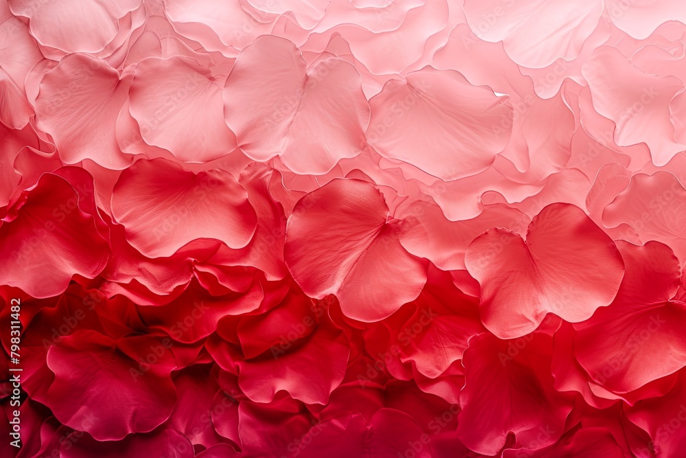 Rose Red Petal Texture Gradient Background: Soft Rose to Deep Crimson Flow Rose Red Petal Texture Gradient Background: Soft Rose to Deep Crimson Flow