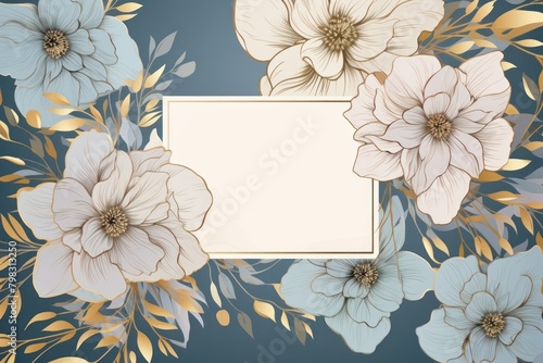 Luxury fashionable background pattern flower backgrounds.