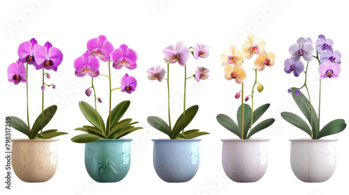 Wallpaper Mural Fresh flowers on a pot with a transparent background. Torontodigital.ca