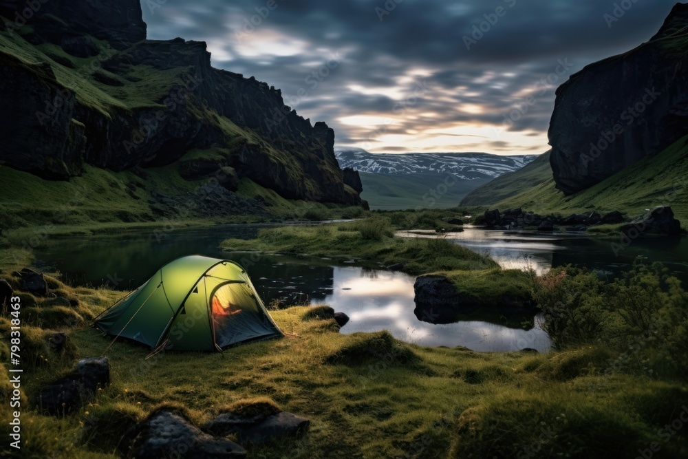 Camping camping outdoors nature.