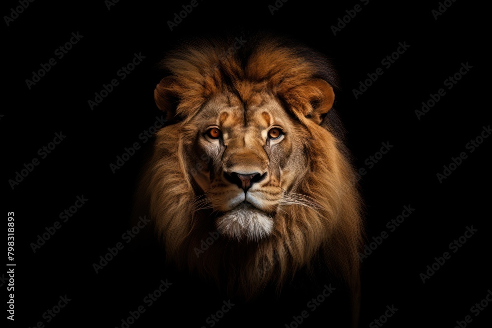 Wildlife mammal animal lion.