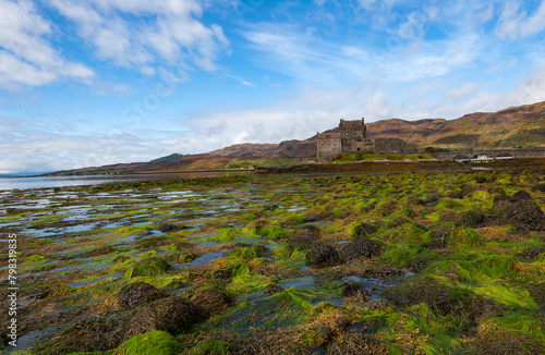 Spectacularly sited reconstructed Medieval castle. Sited on an island, connected by a causeway to the mainland at the head of Loch Duich.