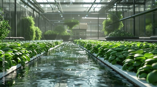 Innovative Algae Farming Technology Cultivating Sustainable Future photo
