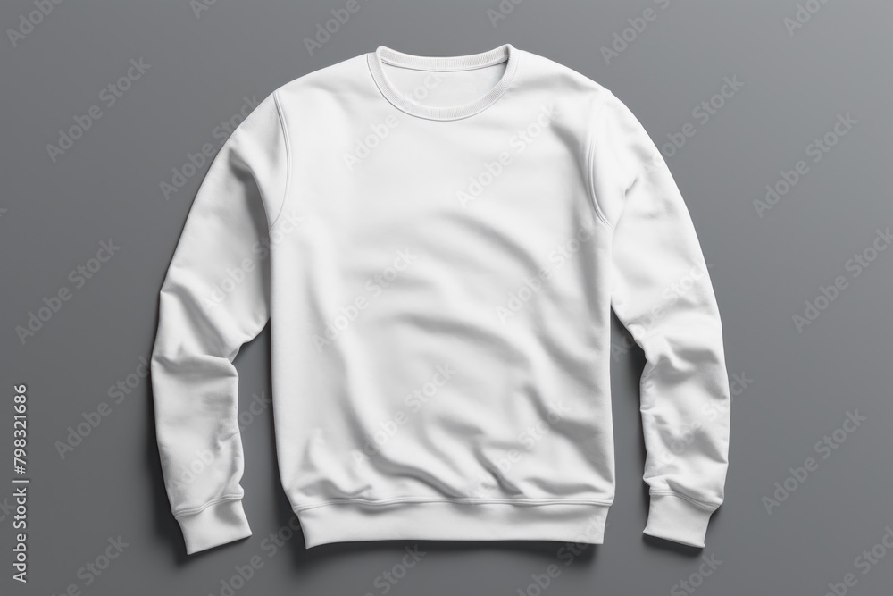 Sweatshirt sleeve white coathanger. Sweatshirt sleeve white coathanger.