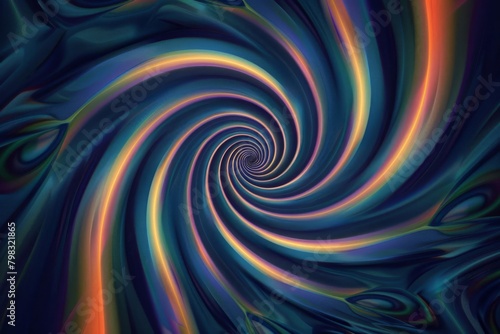 hypnotic spiral pattern abstract round swirl background digital art 8