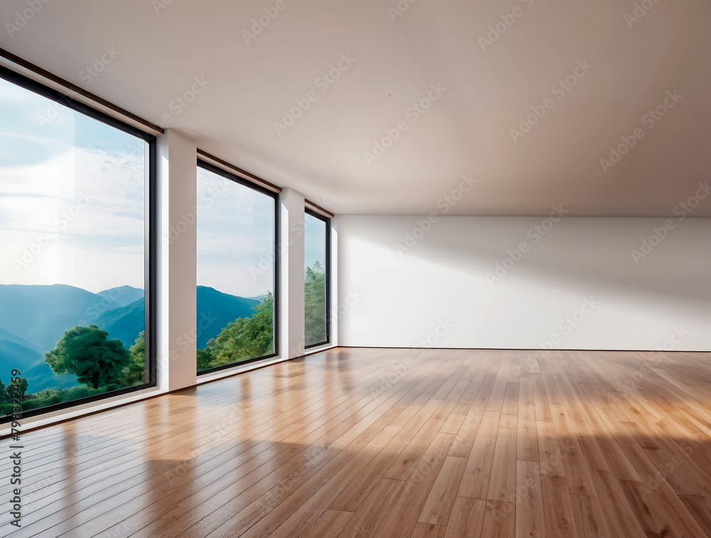 Obraz premium Diaphanous interior space