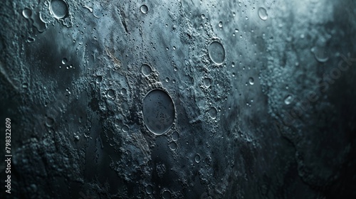 Close-up view of water droplets adhering to a window surface