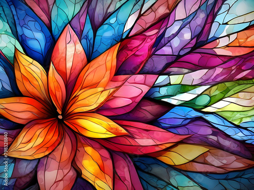 Wallpaper Mural abstract colorful background Torontodigital.ca