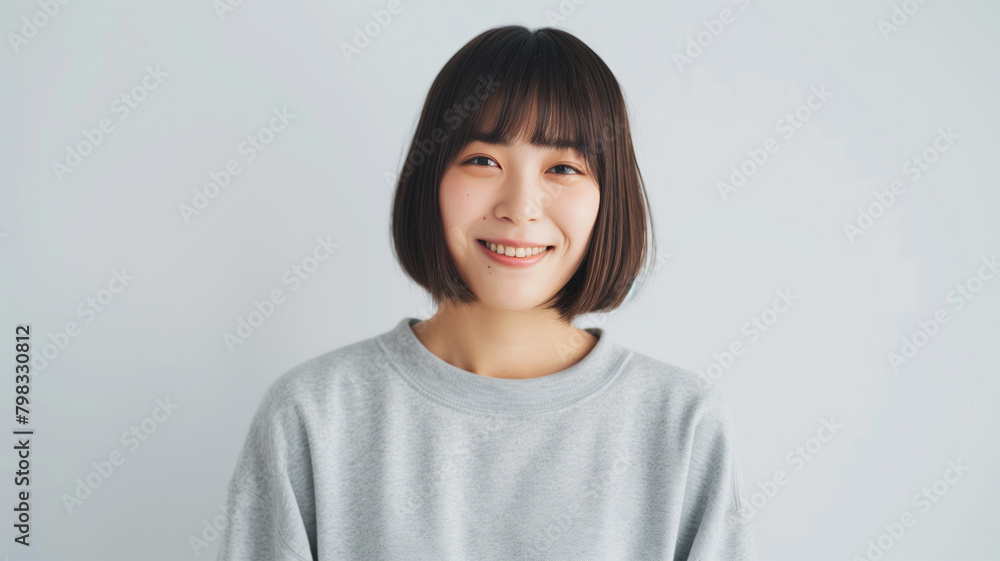 若い日本人女性のポートレート 若い日本人女性のポートレート