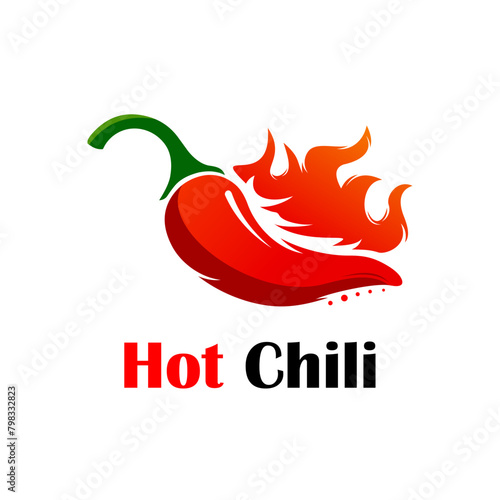 hot chili logo vector template illustration design