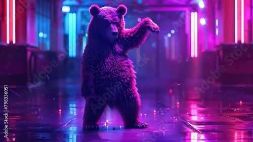 Bear dancing at the disco