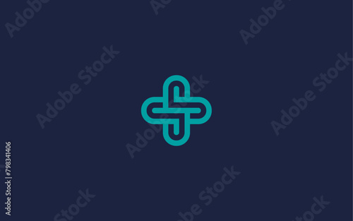 letter ss with plus logo icon design vector design template inspiration