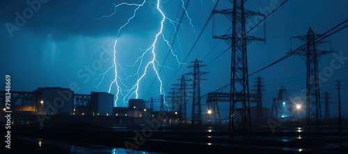 power plants, electricity, lightning 66 photo