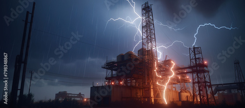 power plants, electricity, lightning 59