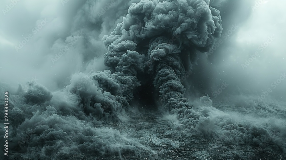 Black smoke, cut out Black smoke, cut out