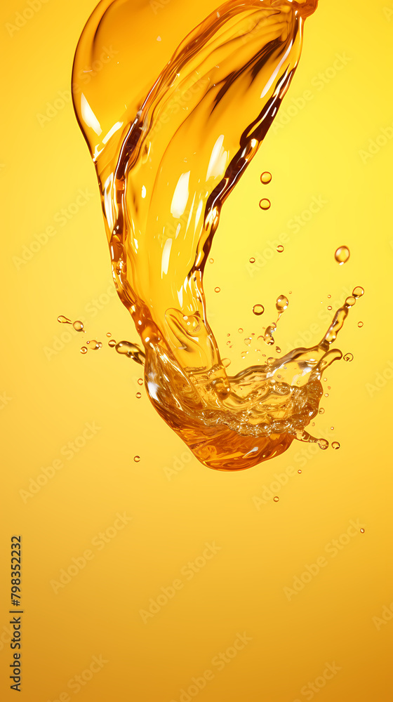 Close-up of golden honey flowing in the air Close-up of golden honey flowing in the air