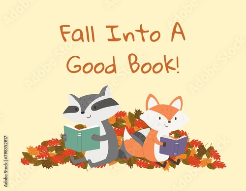 Fall Into A Good Bookttt - 1