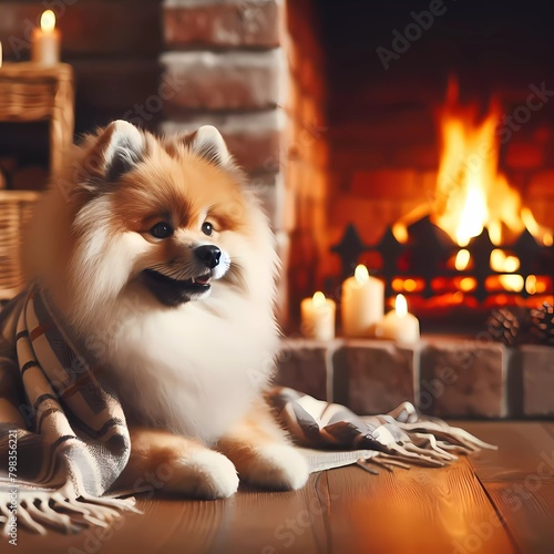 Hund im Winter © Yvonne Bogdanski