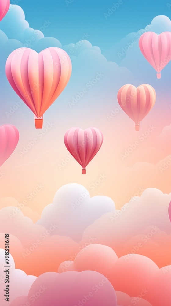 Balloon backgrounds aircraft cloud.