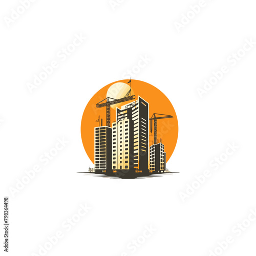 creative and modern civil engineering logo