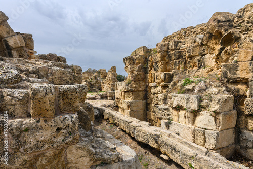 Remains of the antique City Salamis an Iron Age city kingdom and an ancient city in the east of the Mediterranean island of Cyprus 7