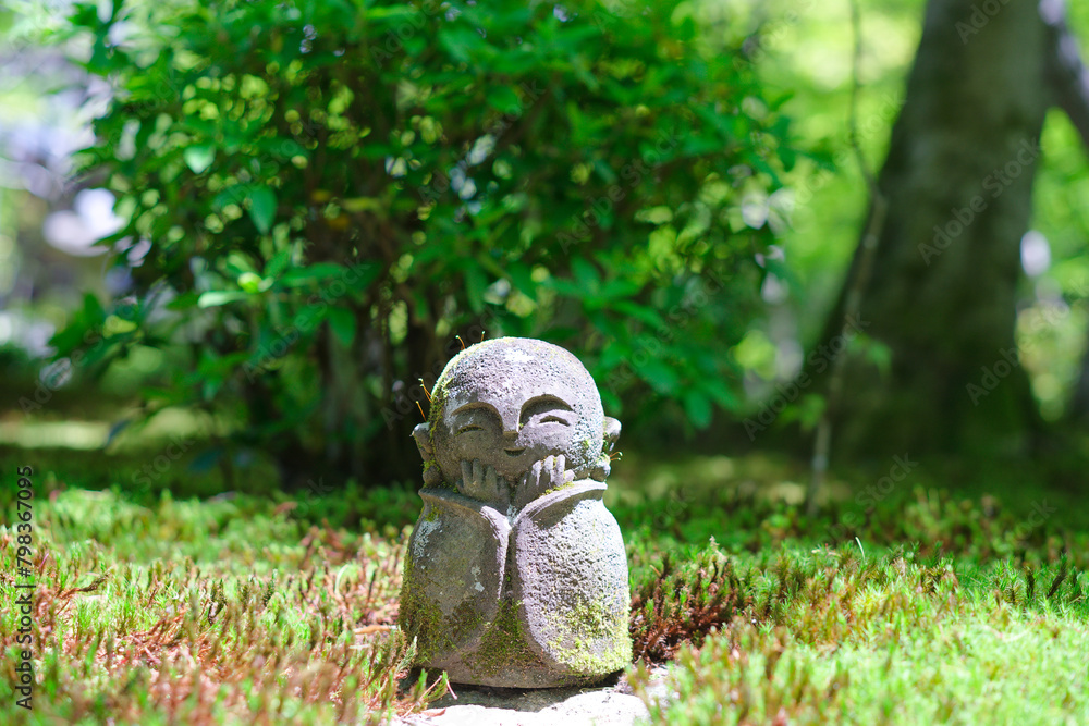 Japanese Jizo statues of Enkoji Temple (圓光寺) in Kyoto Japanese Jizo statues of Enkoji Temple (圓光寺) in Kyoto