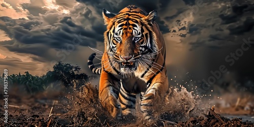 tiger in the wild photo