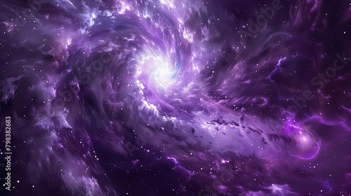 beautiful purple galaxy full of stars, galaxy universe wallpaper, space science astronomy background  © Ali