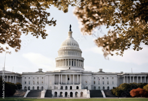 Lincoln Washington monuments Building Washington Capitol DC