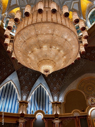Inside qasr al watan: palace in abu dhabi photo
