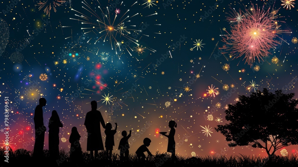 celebrate eid with fireworks celebrate eid with fireworks