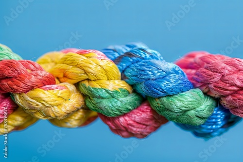 Colorful Rope Integration: Empowering Team Unity Through Braided Support