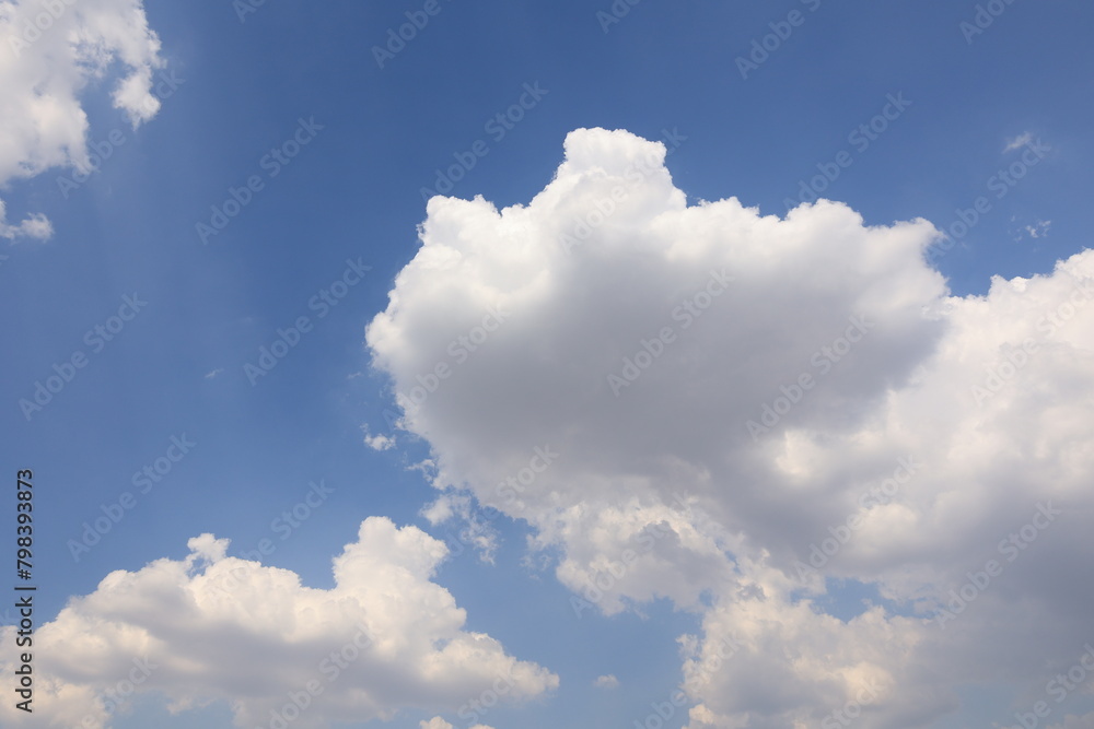 Obraz premium blue sky with clouds