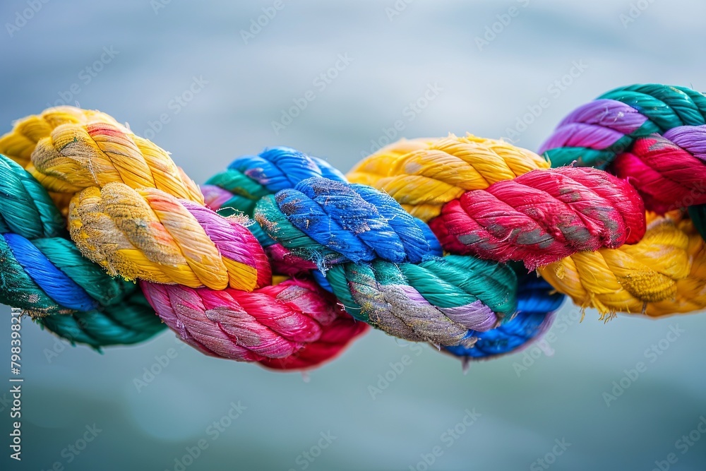 Empowering Unity Diversity Team Rope: A Braided Synergy Concept for Colorful Cooperation