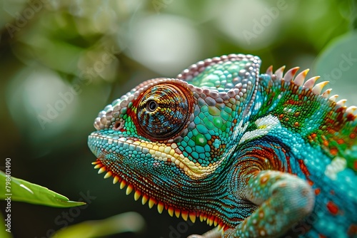 Chameleon on a branch © andyaziz6