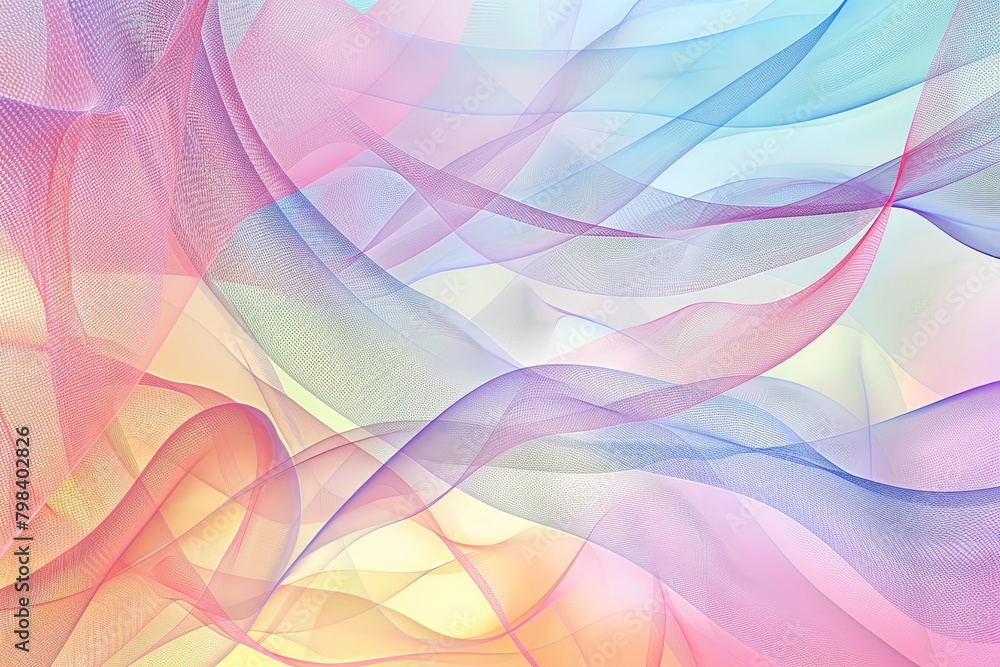 Pastel Mesh Odyssey: Vibrant Abstract Industrial Transitions Pastel Mesh Odyssey: Vibrant Abstract Industrial Transitions