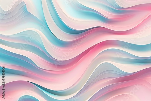 Glamorous Pastel Gradient: Pink and Blue Abstract Background Decor with Modern Poster Flair