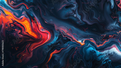 Volcanic Flow Abstract Background [16:9]